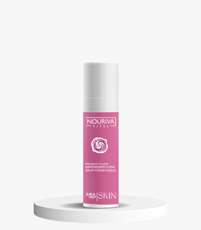 nouriva-SERUM-2.png Specjalistyczne Dermokosmetyczne Serum Wzmacniające 30ml - obrazek 1